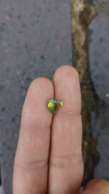 Heart Shaped peridot