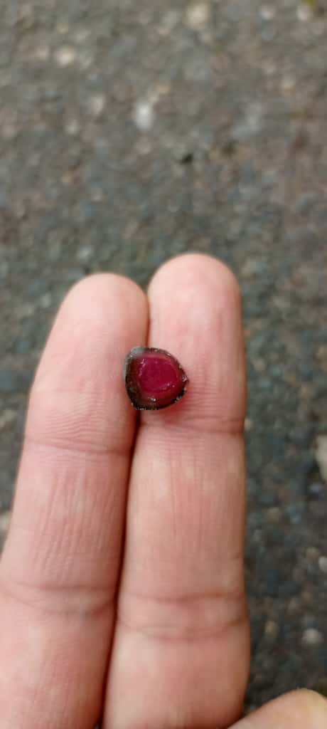 Watermelon Slice Tourmaline